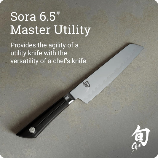 Sora 6.5" Master Utility Knife, VG10 Steel, Japanese