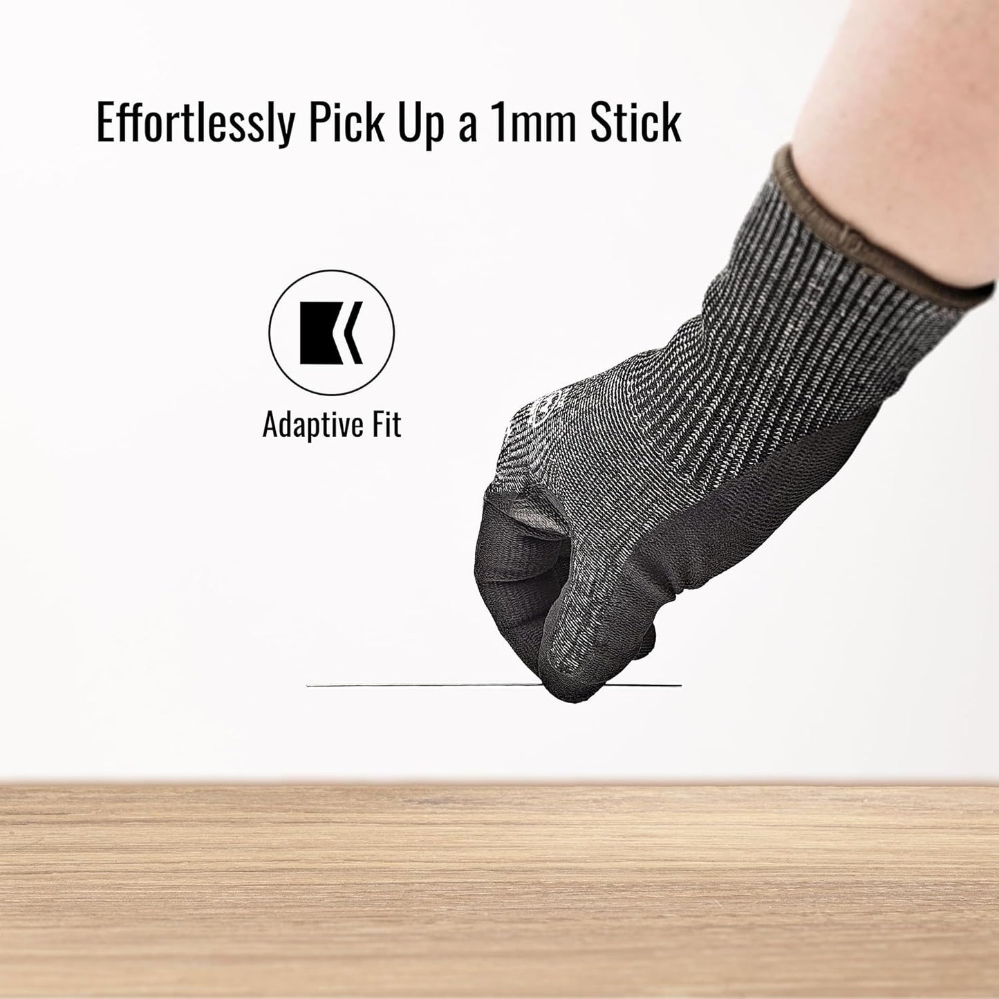 2/5 Pack Snug Fit Cut Resistant Gloves, ANSI A4, XS-3XL, Men/Women, Metal/Glass/Wood/Box Cutting, Fishing, HVAC