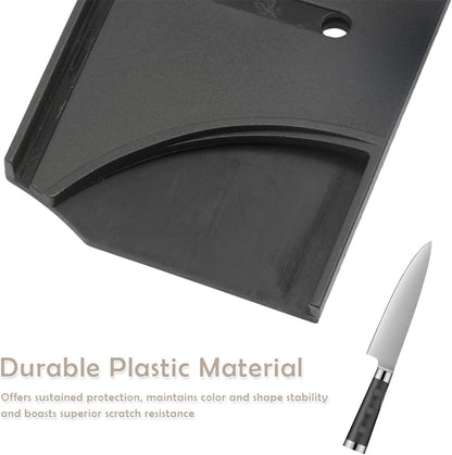 Safety Knife Cover Sleeves, 10 Pack Knife Sheath, Knife Edge Guards Blade for Ceramic Kitchen Paring Bread Knife, Kitchen Universal Knife Sheath, for Professional Chefs, Black, 8 Sizes