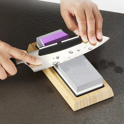 knife sharpening angle guide Whetstone Knife Blade Sharpener Sharpening Stone Angle Guide, 4 Universal Angles-15°, 20°, 25°, 30°Essential for knife sharpening beginners