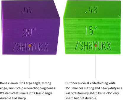 knife sharpening angle guide Whetstone Knife Blade Sharpener Sharpening Stone Angle Guide, 4 Universal Angles-15°, 20°, 25°, 30°Essential for knife sharpening beginners