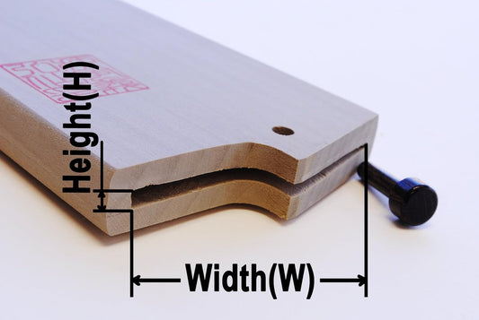 Yoshihiro Natural Magnolia Wood Saya Cover Blade Protector for Petty 135mm
