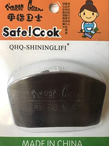 Finger Guard for Safe to Slice Cutting Vegetables Fruit- 2PCS, 304 Stainless Steel Finger Hand Protector Kitchen Tool Guard, Present for Thanksgiving, Wife, Mothers, Children;