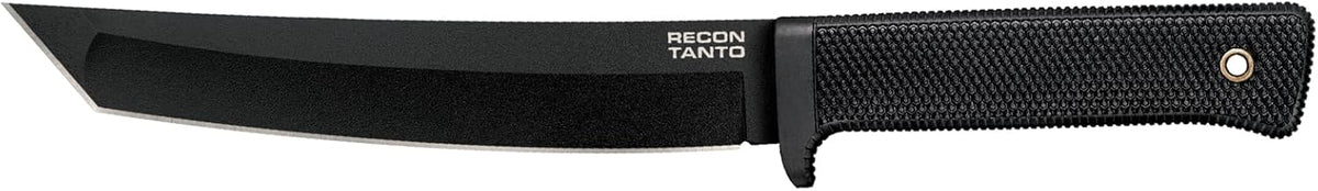 COLD STEEL Recon Tanto 7" SK-5 Razor-Sharp Blade 4.75" Kray-Ex Handle Military Tactical Fixed Blade Knife w/Secure-Ex Sheath