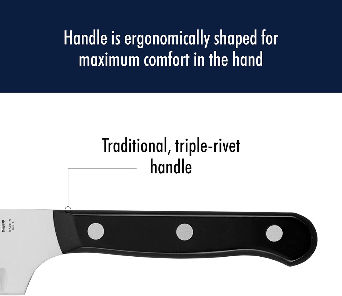 Solution Razor-Sharp Hollow Edge Santoku Knife 5-inch, German Engineered Informed by 100+ Years of Mastery