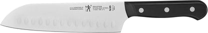 Solution Razor-Sharp Hollow Edge Santoku Knife 5-inch, German Engineered Informed by 100+ Years of Mastery
