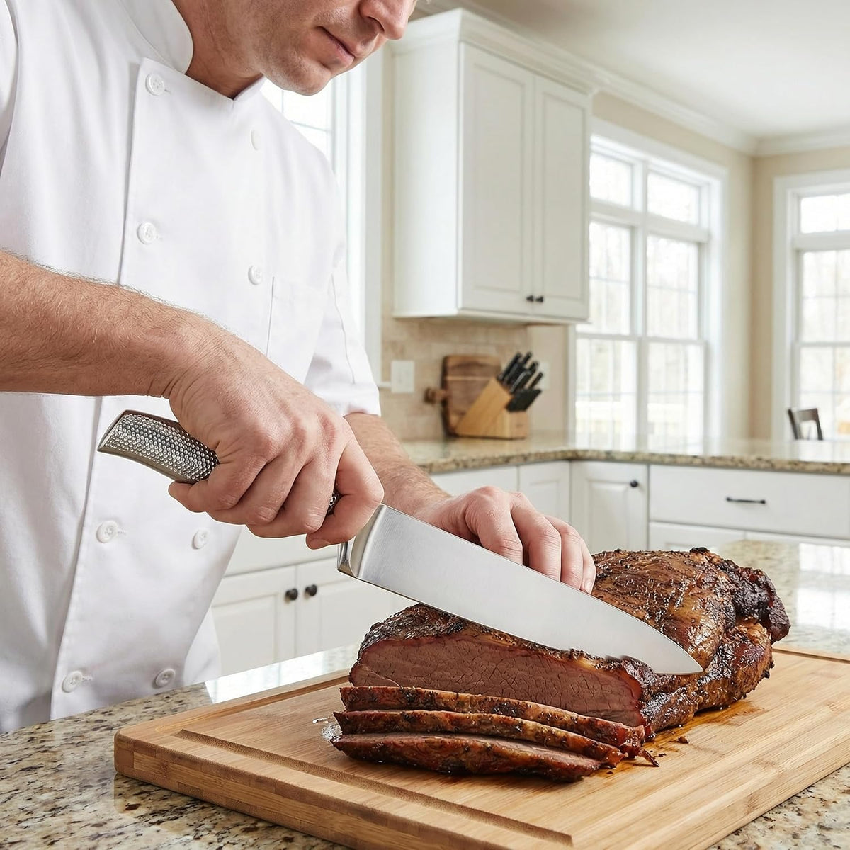 3-Piece Chef Knife Set, High-Carbon Stainless Steel, Full Tang