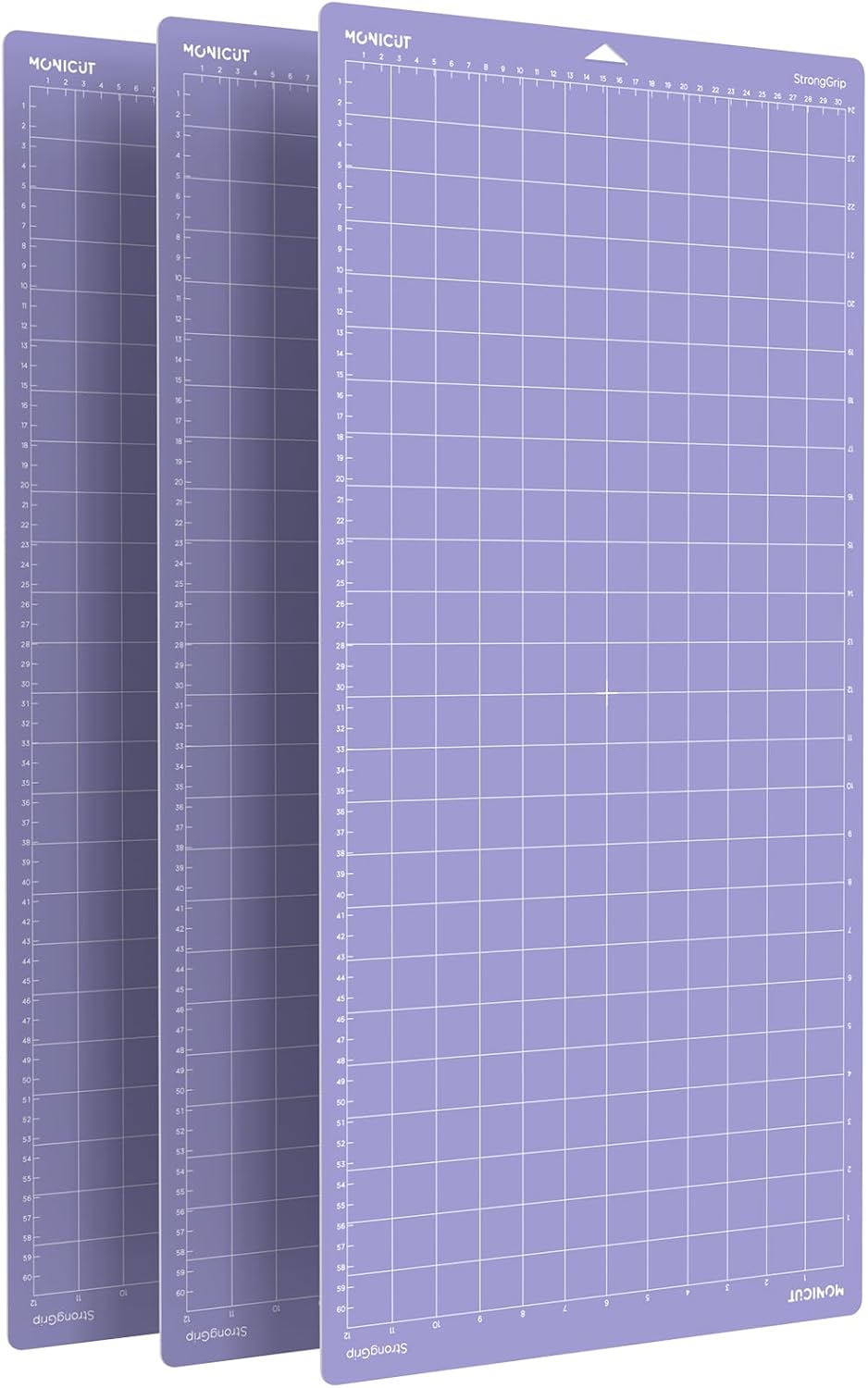 12x24 Stronggrip Cutting Mat for Cricut Maker 3/Maker/Explore 3/Air 2/Air/One, 3 Pcs Non-Slip Flexible Cutting Mats for Crafts, Quilting, Sewing and all Arts