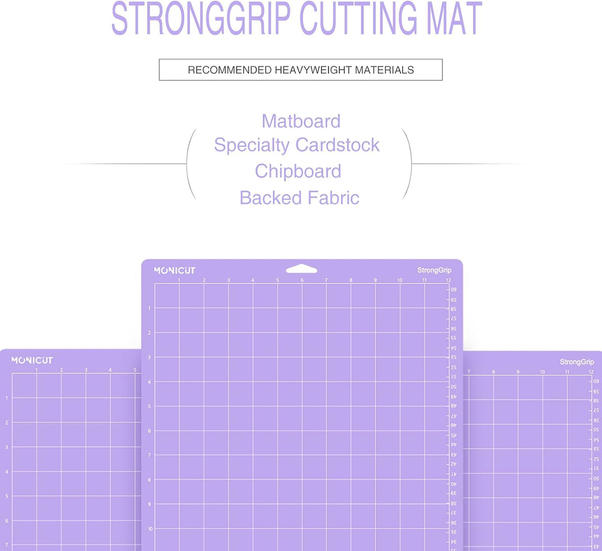 12x24 Stronggrip Cutting Mat for Cricut Maker 3/Maker/Explore 3/Air 2/Air/One, 3 Pcs Non-Slip Flexible Cutting Mats for Crafts, Quilting, Sewing and all Arts