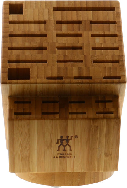 26-slot Bamboo Swivel Knife Block