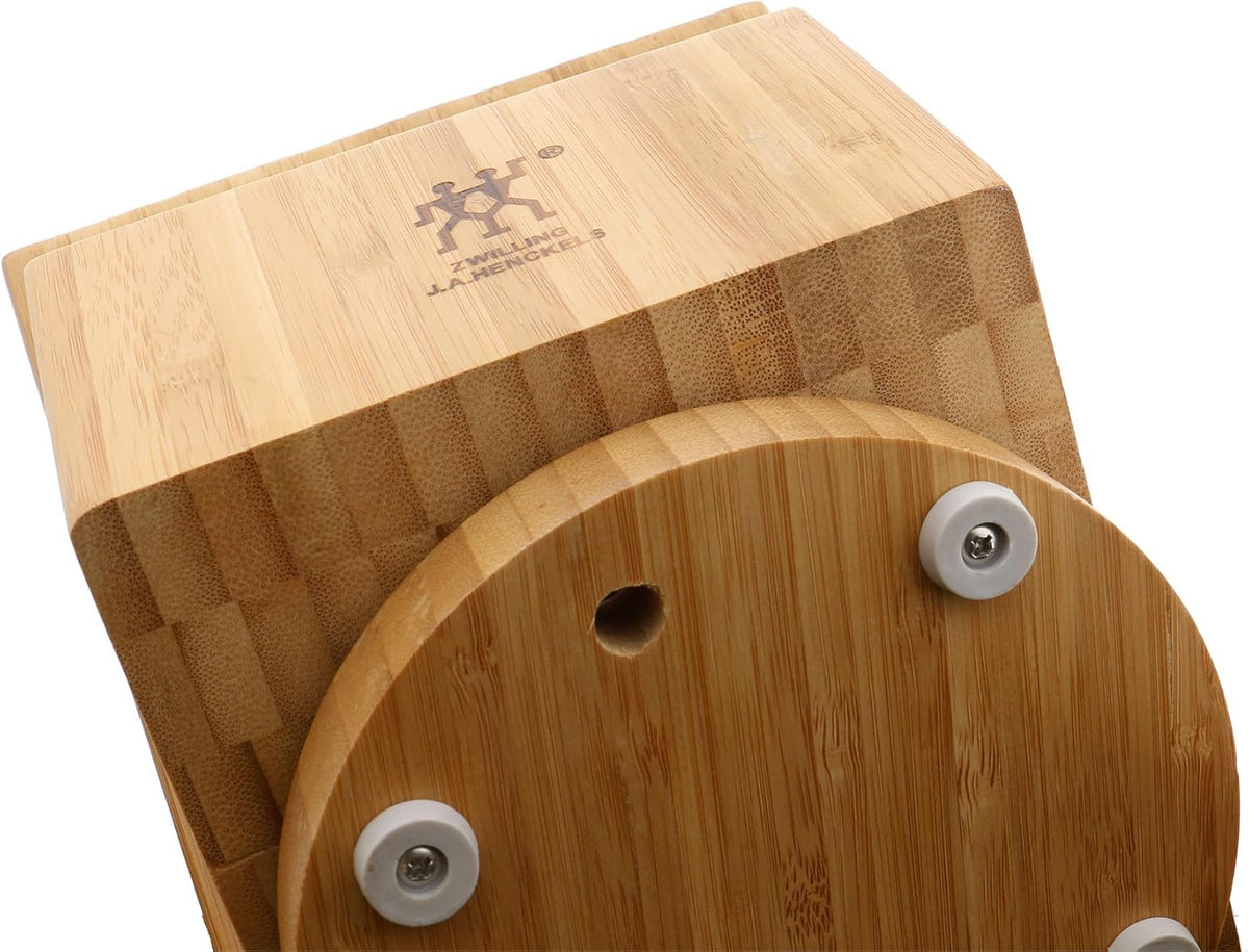 26-slot Bamboo Swivel Knife Block