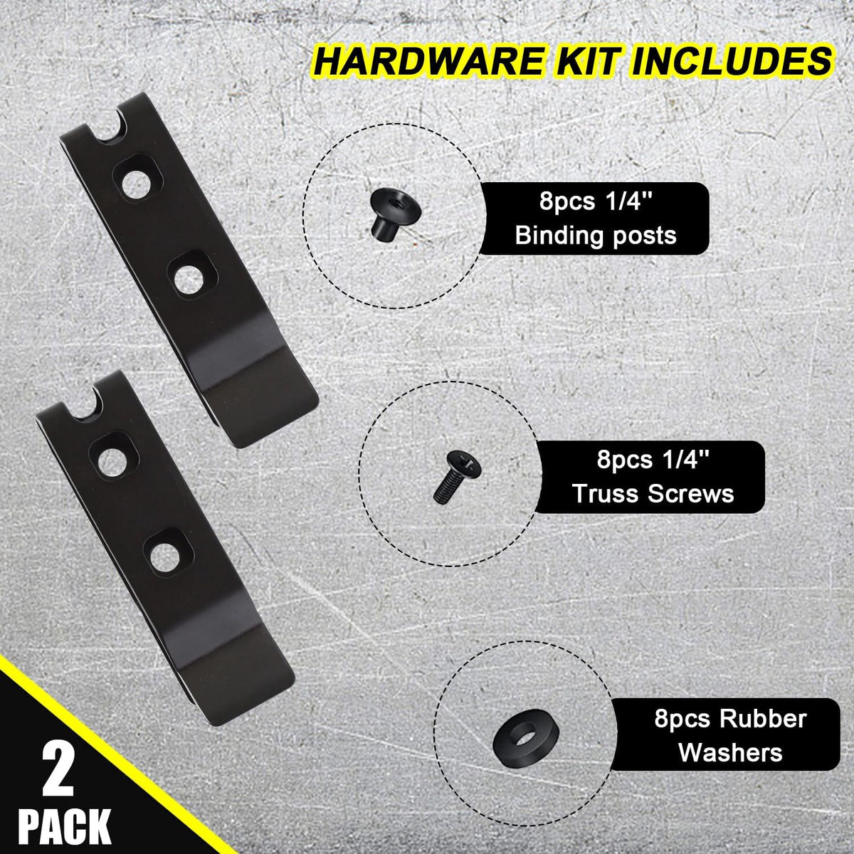 2-Pack Knife Sheath Belt Clip Holster Tactical Belt Buckle Kydex Belt Clip Universal Utility EDC Clip Camping Mag Pouches Sheath Tool with Screws for Holsters, Kydex Sheath, Metal Knife Clip