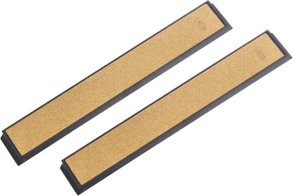 Diamond Sharpening Stone, 6" x 0.8" (150mm x 20mm) 80 Grits Titanium Coated Whetstone Sharpener Grinding Plate Hand Tool 2pcs