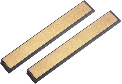 Diamond Sharpening Stone, 6" x 0.8" (150mm x 20mm) 80 Grits Titanium Coated Whetstone Sharpener Grinding Plate Hand Tool 2pcs