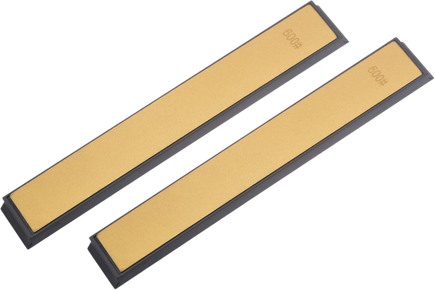 Diamond Sharpening Stone, 6" x 0.8" (150mm x 20mm) 80 Grits Titanium Coated Whetstone Sharpener Grinding Plate Hand Tool 2pcs
