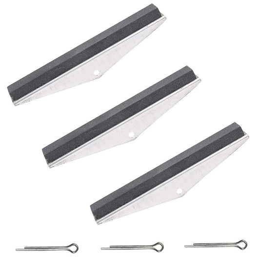 Cylinder Hone Stone Set 3-Piece 4" Long Replacement Stones 220 Grit