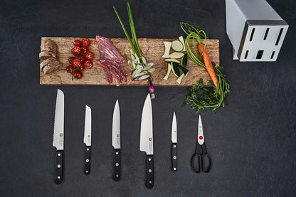 Gourmet 1002455 Self-Sharpening Knife Block 7 Pieces Grey