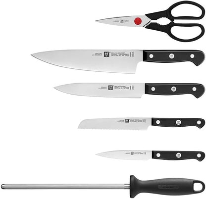 Gourmet 1002455 Self-Sharpening Knife Block 7 Pieces Grey