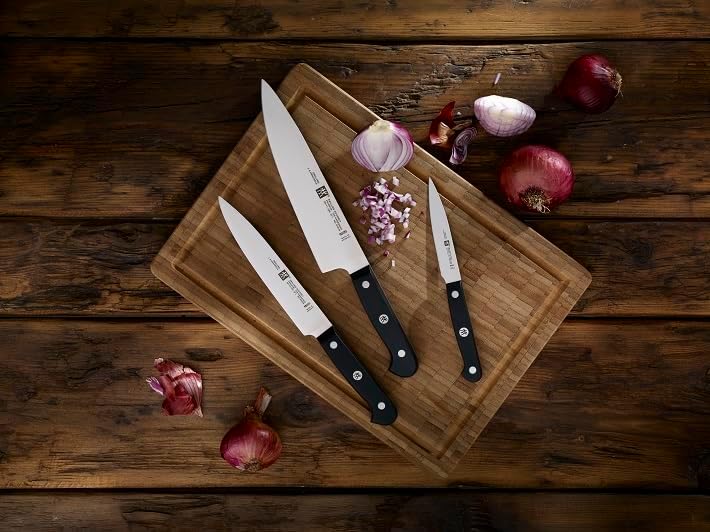 Gourmet 1002455 Self-Sharpening Knife Block 7 Pieces Grey