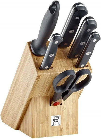 Gourmet 1002455 Self-Sharpening Knife Block 7 Pieces Grey