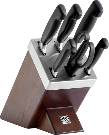Gourmet 1002455 Self-Sharpening Knife Block 7 Pieces Grey