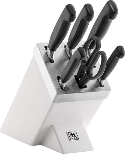 Gourmet 1002455 Self-Sharpening Knife Block 7 Pieces Grey