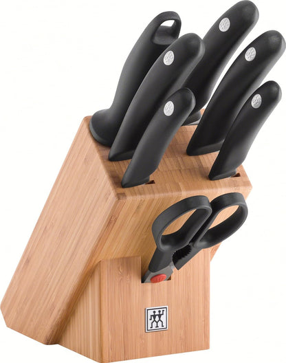 Gourmet 1002455 Self-Sharpening Knife Block 7 Pieces Grey