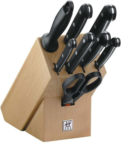 Gourmet 1002455 Self-Sharpening Knife Block 7 Pieces Grey