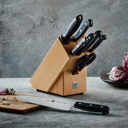 Gourmet 1002455 Self-Sharpening Knife Block 7 Pieces Grey