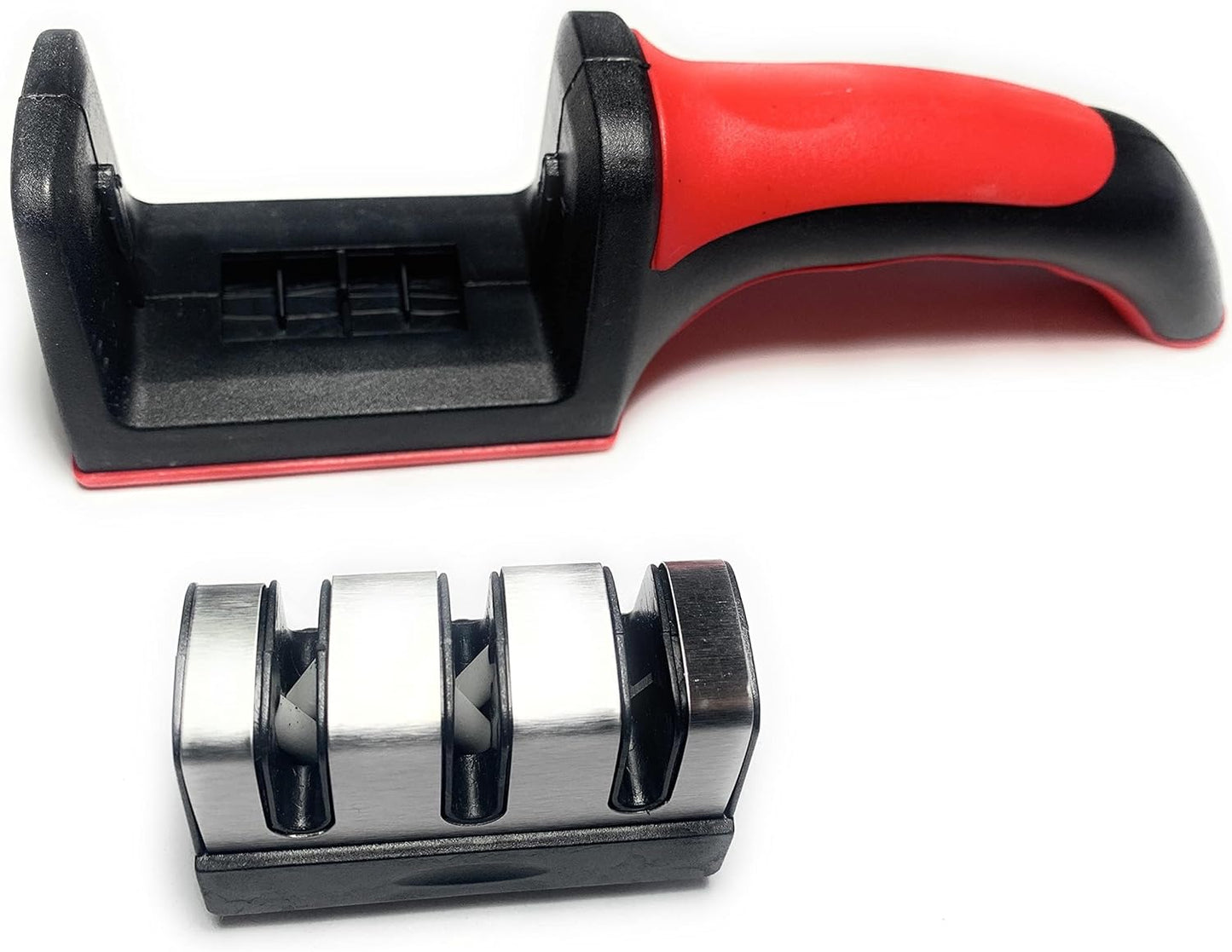 3 Stage Portable Knife Sharpener Sharpening Tool, Anti-slip,Easy To Repair,Restore and Polish Blades