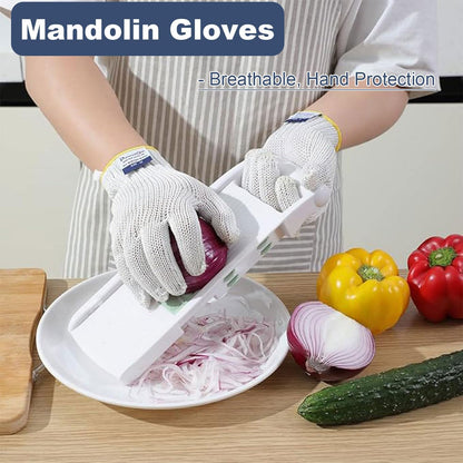 Level 8 Reinforced Cut Resistant Gloves, Food Grade, Knife Safety Gloves for Meat Cutting, Oyster Shucking, Fish Fillet, Kitchen Slicing and Wood Carving, Small
