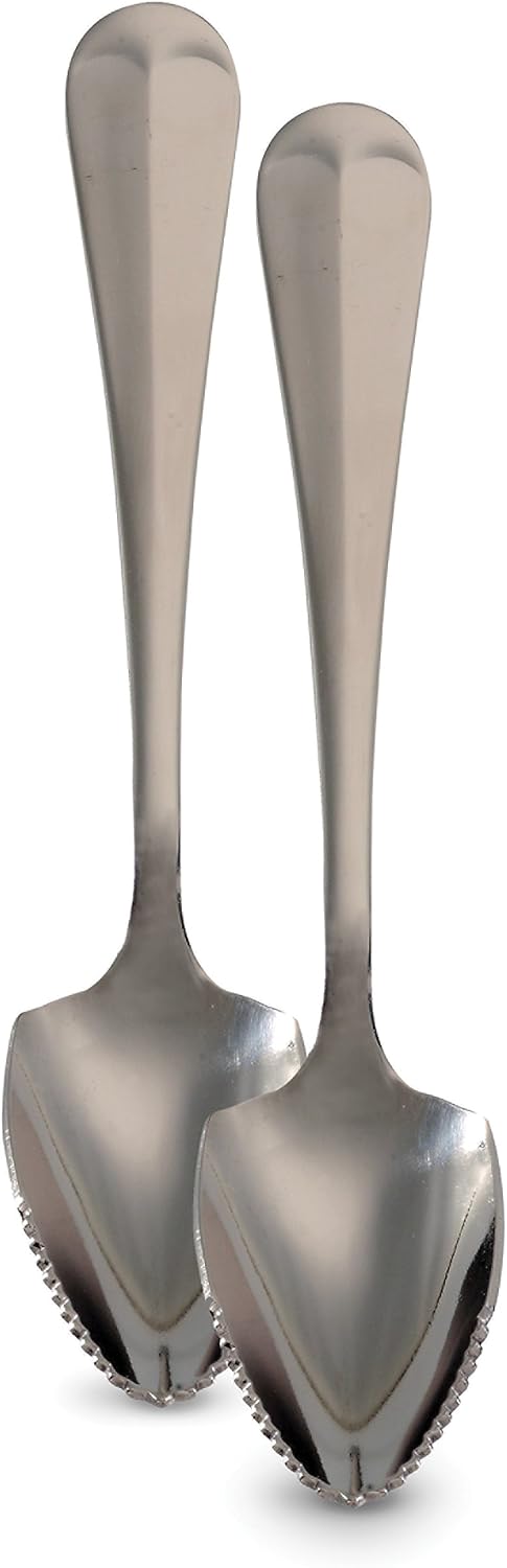 Kitchen Squirt Free Serrated Twin-Blade Grapefruit Sectioning Knife, Stainless Steel Blades