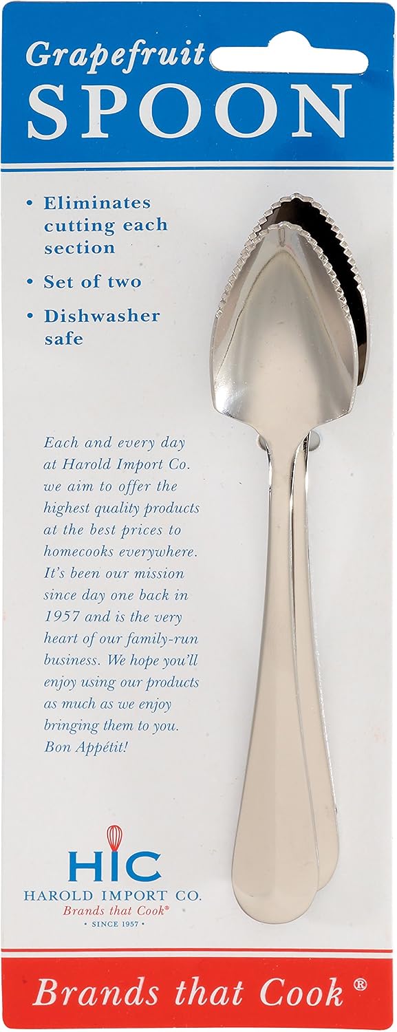 Kitchen Squirt Free Serrated Twin-Blade Grapefruit Sectioning Knife, Stainless Steel Blades