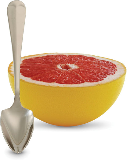 Kitchen Squirt Free Serrated Twin-Blade Grapefruit Sectioning Knife, Stainless Steel Blades
