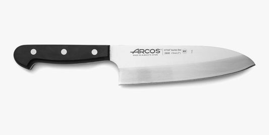 Universal Deba Knife - High-Usable NITRUM Stainless Steel Asian Knife with POM Black Handle, Ergonomic and Slip-Resistant Grip, 7" Size - Designed for Everyday Use - Universal Series