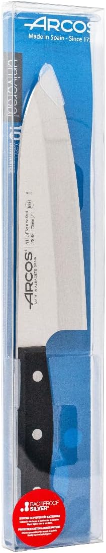 Universal Deba Knife - High-Usable NITRUM Stainless Steel Asian Knife with POM Black Handle, Ergonomic and Slip-Resistant Grip, 7" Size - Designed for Everyday Use - Universal Series