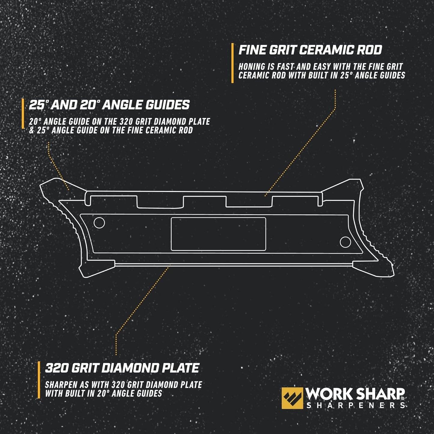Rolling Knife Sharpener plus Portable Pocket and Hunting Knife Sharpener