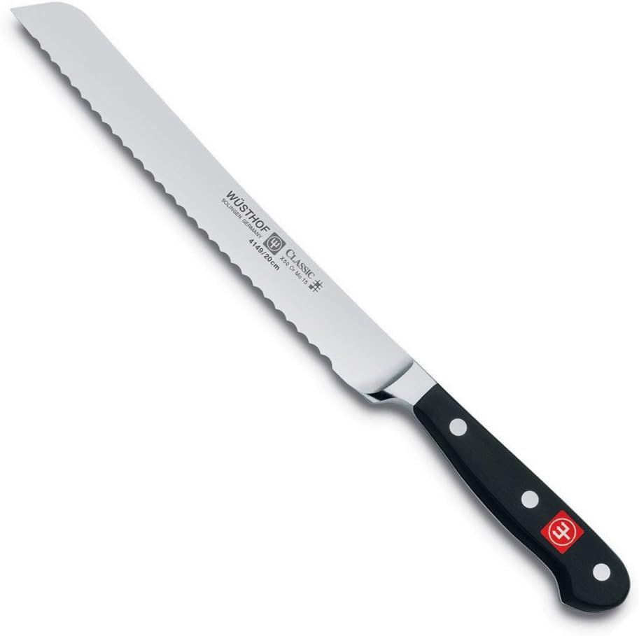 Wusthof Classic High Carbon Stainless Steel Bread Knife, 8 Inch