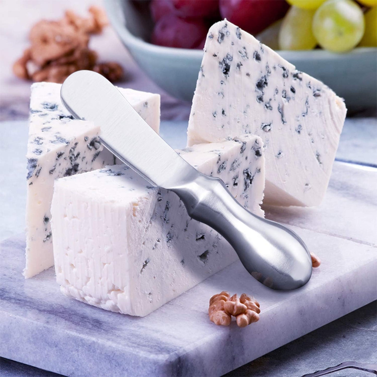 Cheese Knife Set, 6-Piece Stainless Steel Knives for Charcuterie, Gift for Wedding Housewarming Christmas