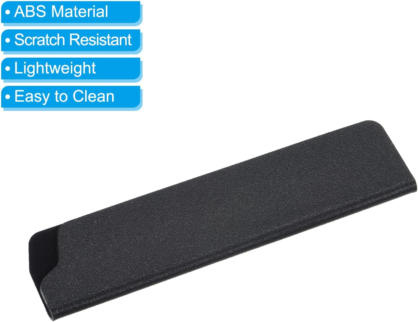 ABS Knife Cover Sleeves for 5" Santoku Knife, Knives Edge Guard Blade Protector Universal Knife Sheath for Home Kitchen, Black