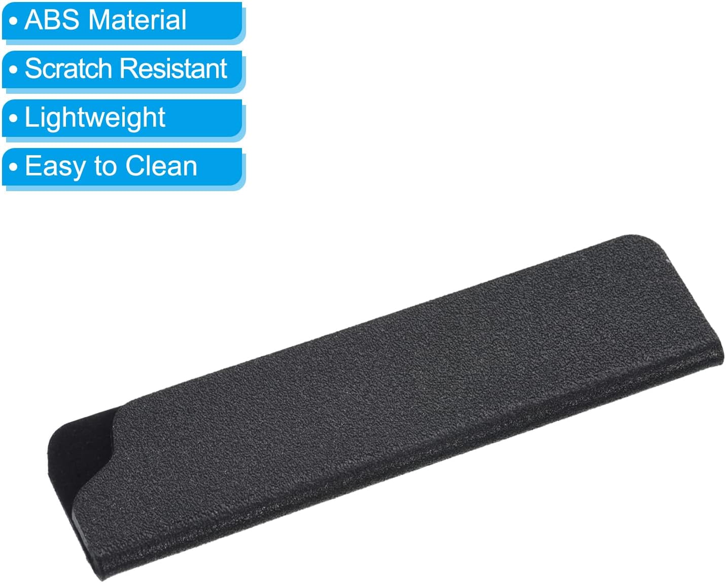 ABS Knife Cover Sleeves for 5" Santoku Knife, Knives Edge Guard Blade Protector Universal Knife Sheath for Home Kitchen, Black