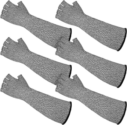 3 Pairs Protective Arm Sleeves Arm Protectors for Thin Skin and Bruising Cut Resistant Sleeve Level 5 Burn Protection