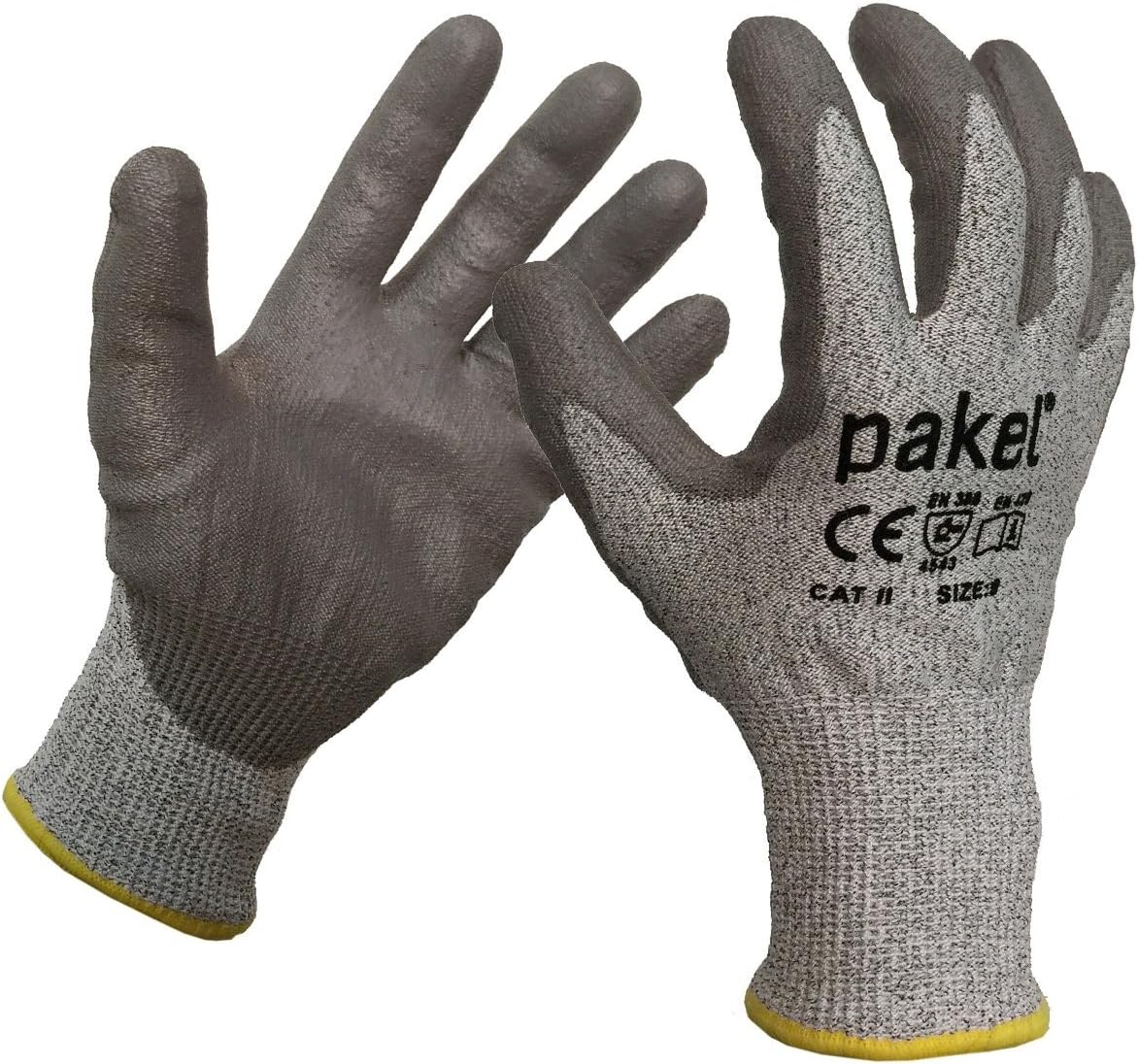 High Performance En388 CE Level 5 Cut Resistant Knit Wrist Gloves (Size 7 / Small)