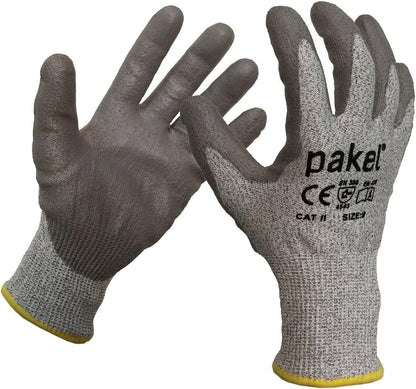 High Performance En388 CE Level 5 Cut Resistant Knit Wrist Gloves (Size 7 / Small)