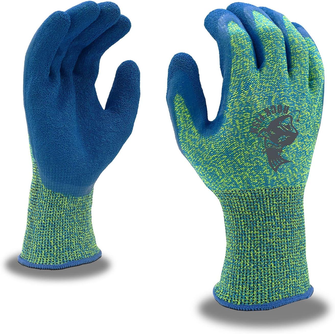 Rock Fish FP3703 Filet Gripper Fishing Gloves, Cut-Resistant Filet, Food Prep, Salt & Fresh Water, One Pair, Medium