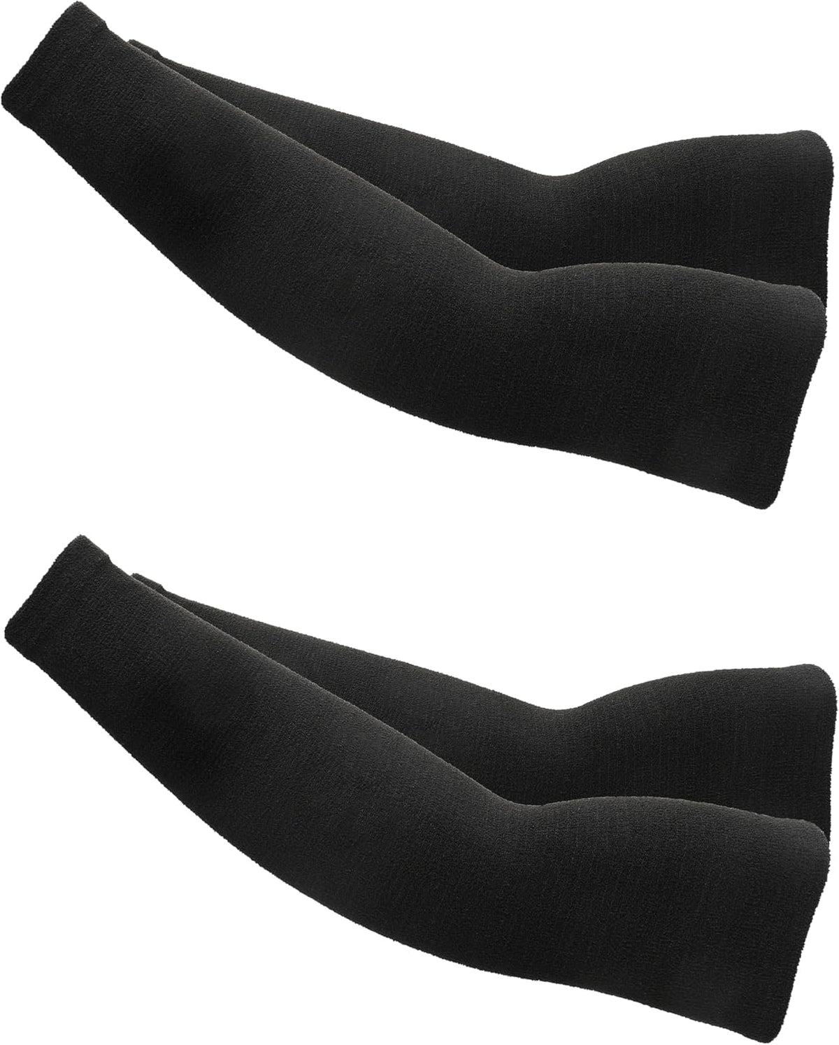 2 Pairs 15.4in Arm Warmers Down Yarn Knitted, S920 | Summer Essential for AC Rooms, Hyaluronic Acid Infused, Moisturizing & Skin-Friendly, Light Compression for Thin Skin
