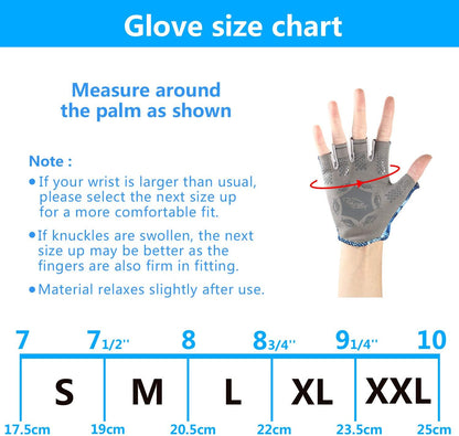 Stubby UV Fishing Gloves Sun Protection Fingerless Glove Men Women UPF 50+ SPF for Kayaking, Paddling, Canoeing, Rowing, Driving | Half-Finger Design, Upf 50+ Protection, Quick-Dry Stretch Fabric, Reinforced Palm Grip, Pull Tabs, Fishing And Paddling