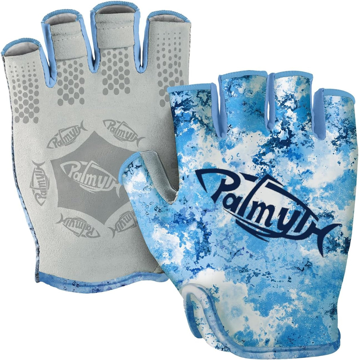 Stubby UV Fishing Gloves Sun Protection Fingerless Glove Men Women UPF 50+ SPF for Kayaking, Paddling, Canoeing, Rowing, Driving | Half-Finger Design, Upf 50+ Protection, Quick-Dry Stretch Fabric, Reinforced Palm Grip, Pull Tabs, Fishing And Paddling