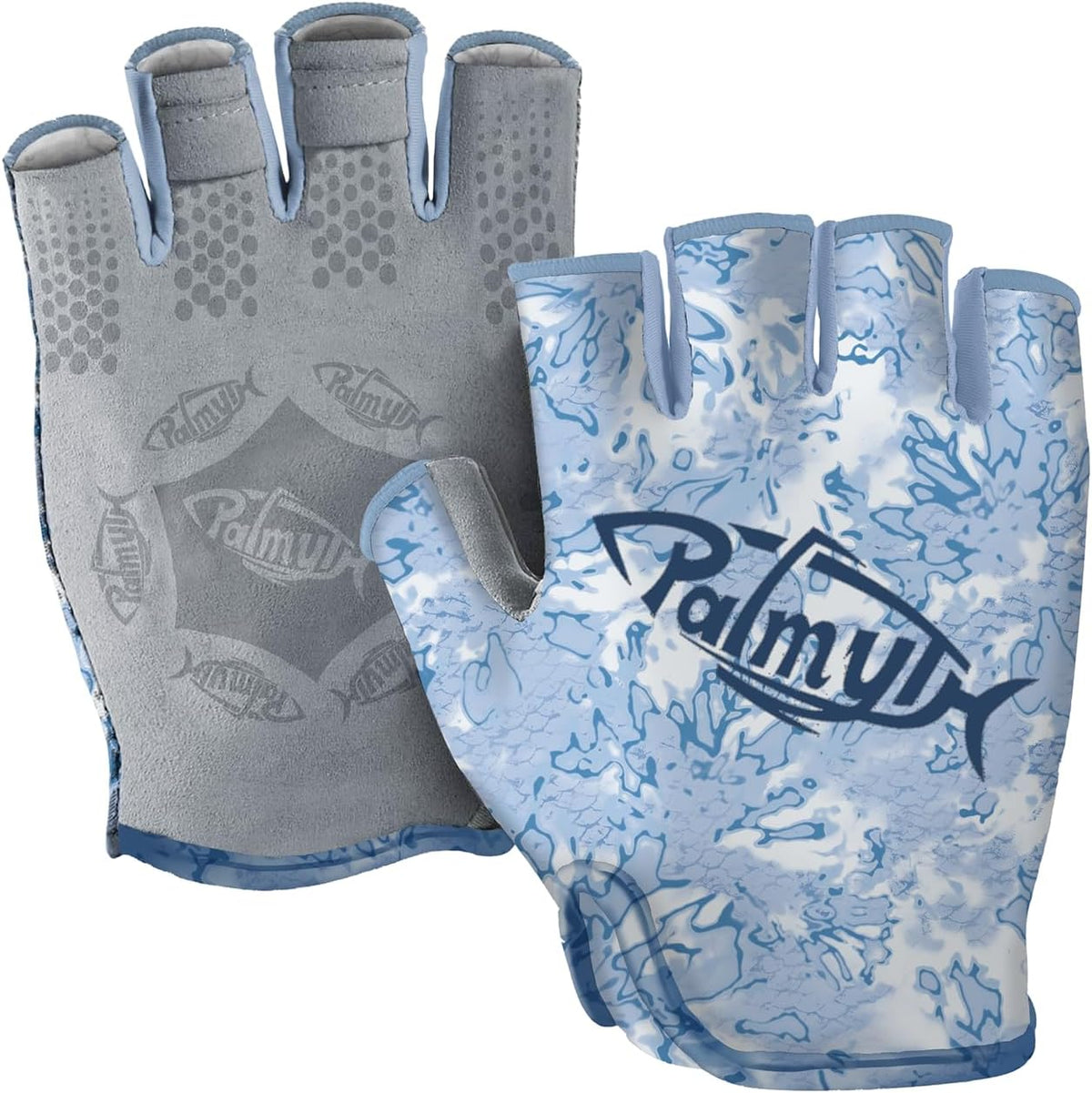 Stubby UV Fishing Gloves Sun Protection Fingerless Glove Men Women UPF 50+ SPF for Kayaking, Paddling, Canoeing, Rowing, Driving | Half-Finger Design, Upf 50+ Protection, Quick-Dry Stretch Fabric, Reinforced Palm Grip, Pull Tabs, Fishing And Paddling