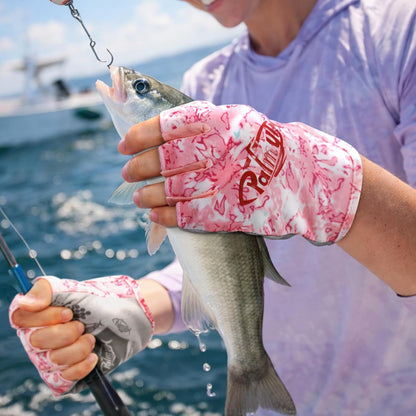 Stubby UV Fishing Gloves Sun Protection Fingerless Glove Men Women UPF 50+ SPF for Kayaking, Paddling, Canoeing, Rowing, Driving | Half-Finger Design, Upf 50+ Protection, Quick-Dry Stretch Fabric, Reinforced Palm Grip, Pull Tabs, Fishing And Paddling